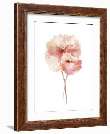 Aquarelle Blooms - Embrace-Sandra Jacobs-Framed Giclee Print