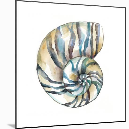 Aquarelle Shells II-Chariklia Zarris-Mounted Art Print