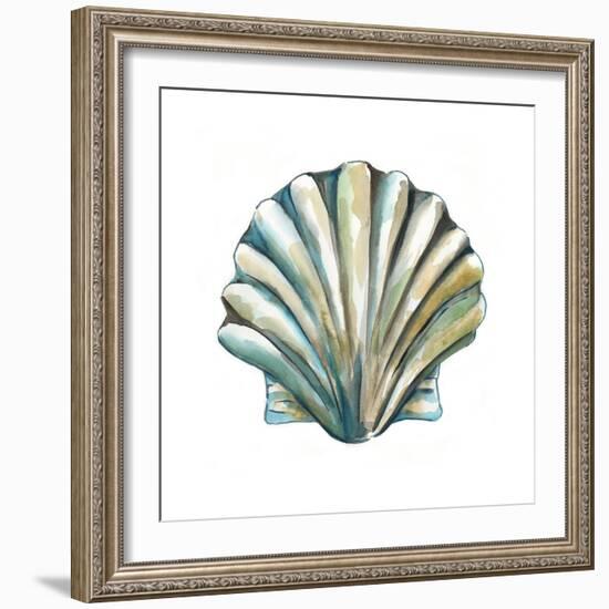 Aquarelle Shells VI-Chariklia Zarris-Framed Art Print