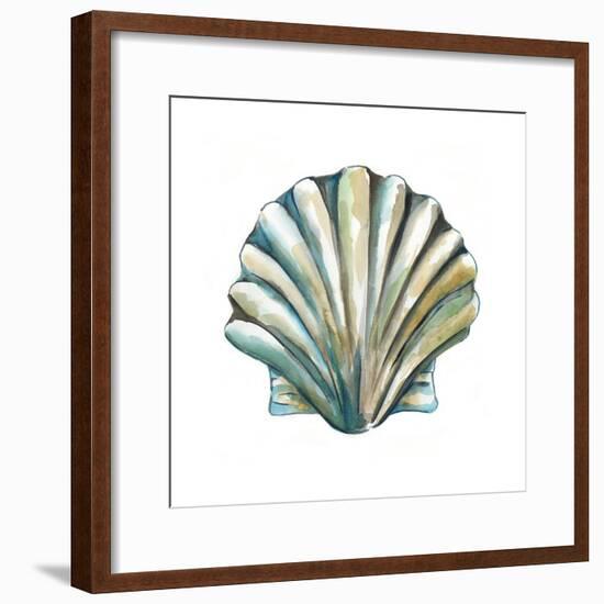 Aquarelle Shells VI-Chariklia Zarris-Framed Art Print