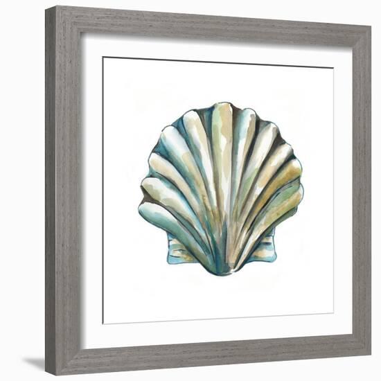 Aquarelle Shells VI-Chariklia Zarris-Framed Art Print