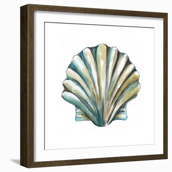 Aquarelle Shells VI-Chariklia Zarris-Framed Art Print