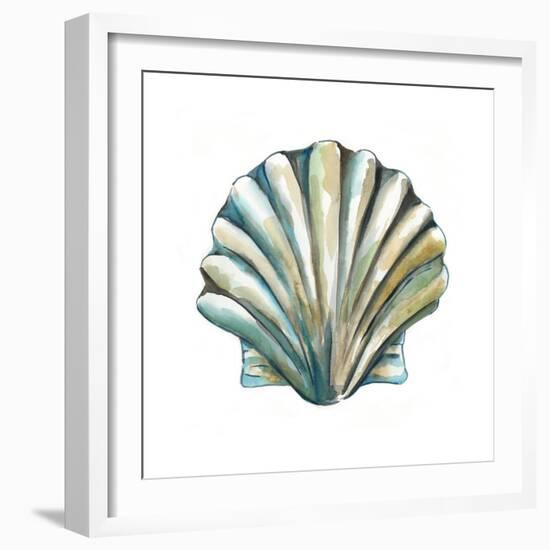 Aquarelle Shells VI-Chariklia Zarris-Framed Art Print