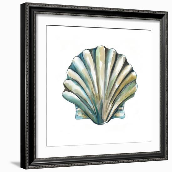 Aquarelle Shells VI-Chariklia Zarris-Framed Art Print