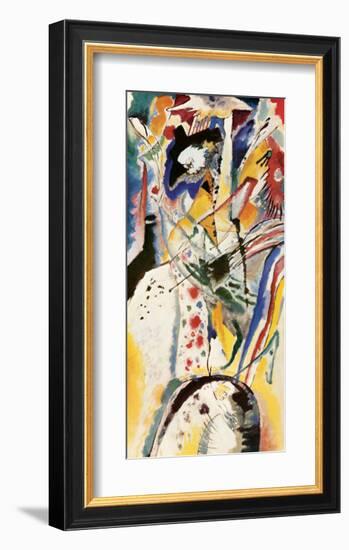 Aquarellentwurf, 1914-Wassily Kandinsky-Framed Premium Giclee Print