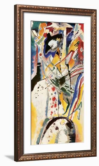 Aquarellentwurf, 1914-Wassily Kandinsky-Framed Premium Giclee Print