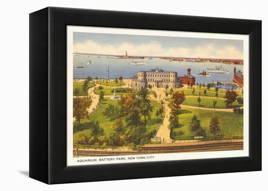 Aquarium, Battery Park, New York City-null-Framed Stretched Canvas