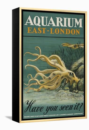 Aquarium, East-London-null-Framed Premier Image Canvas