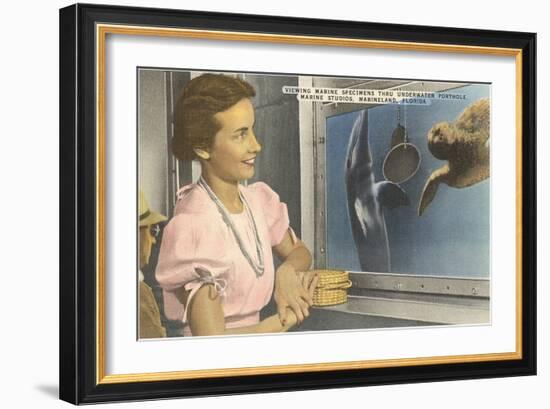 Aquarium, Marineland, Florida-null-Framed Art Print