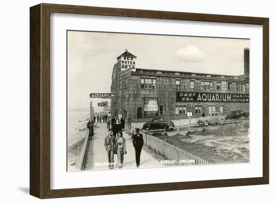 Aquarium, Seaside, Oregon-null-Framed Art Print