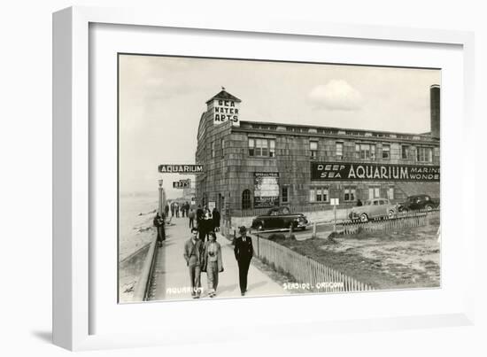 Aquarium, Seaside, Oregon-null-Framed Art Print