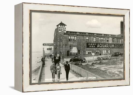 Aquarium, Seaside, Oregon-null-Framed Stretched Canvas