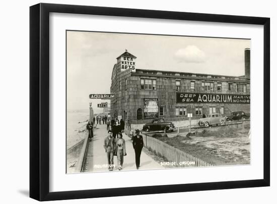 Aquarium, Seaside, Oregon-null-Framed Premium Giclee Print