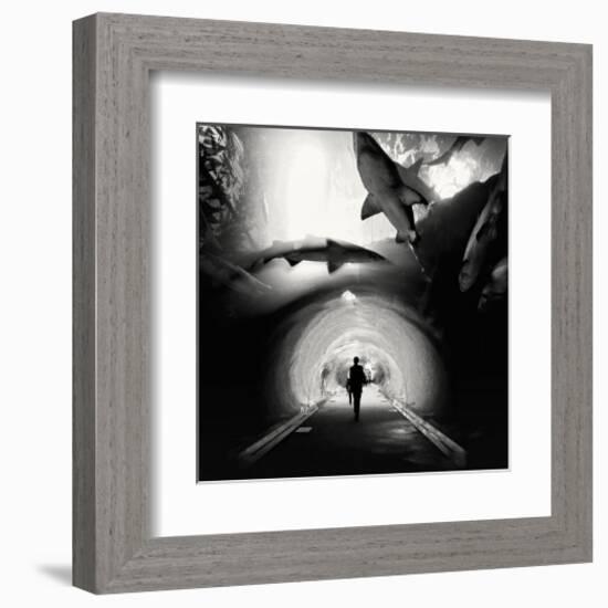 Aquarium, Study 1, Dubai, UAE-Marcin Stawiarz-Framed Giclee Print