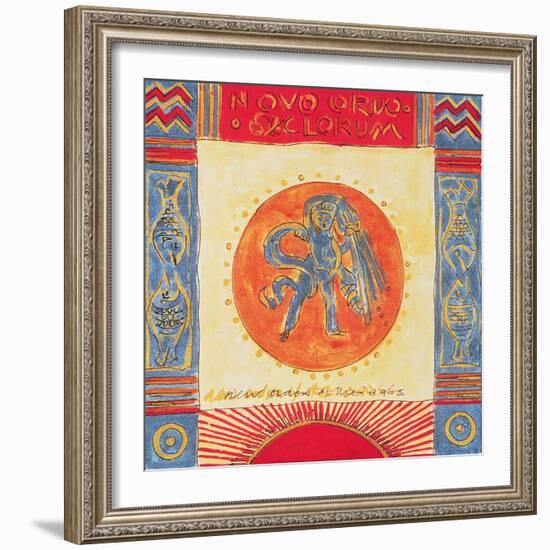 Aquarius II-Sabira Manek-Framed Giclee Print