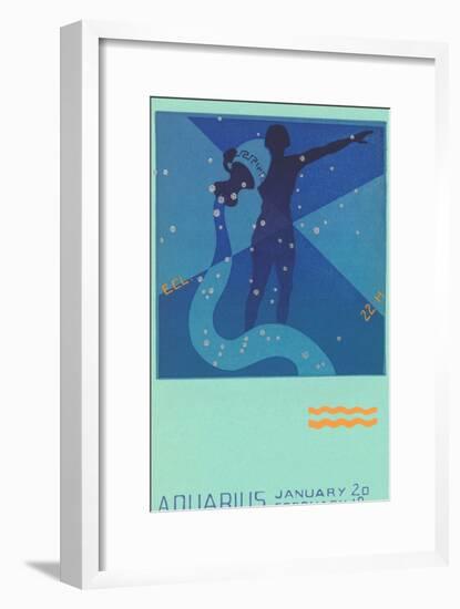 Aquarius, the Water Bearer-null-Framed Art Print