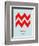 Aquarius Zodiac Sign Red-NaxArt-Framed Art Print