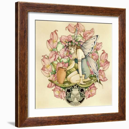 Aquarius-Linda Ravenscroft-Framed Giclee Print