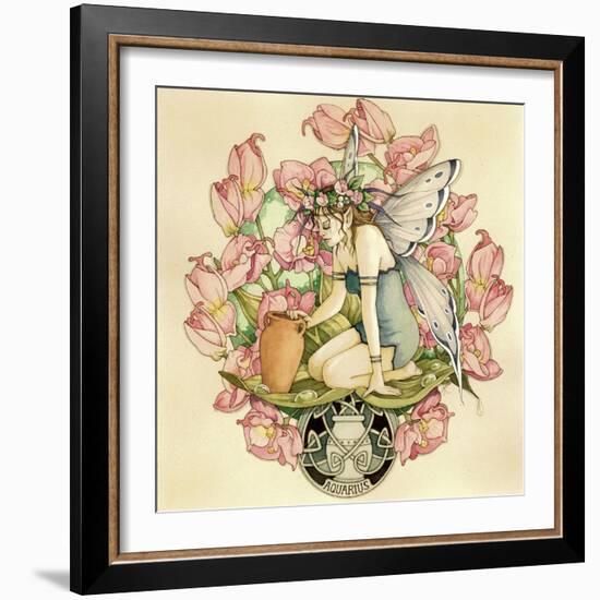 Aquarius-Linda Ravenscroft-Framed Giclee Print