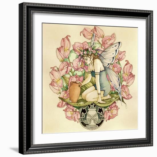 Aquarius-Linda Ravenscroft-Framed Giclee Print