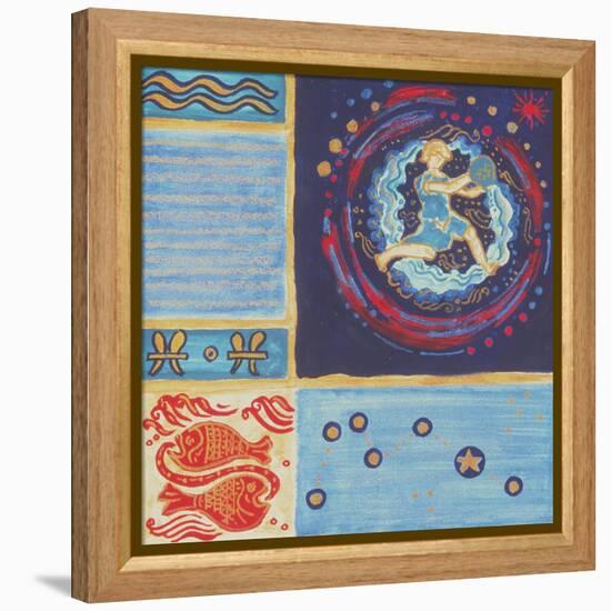 Aquarius-Sabira Manek-Framed Premier Image Canvas