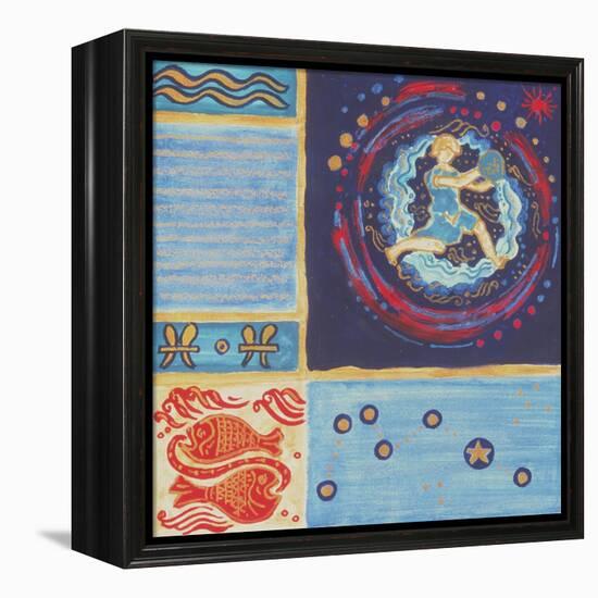 Aquarius-Sabira Manek-Framed Premier Image Canvas