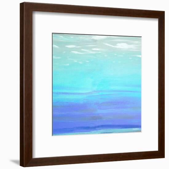 Aquatic Abstract-Dan Meneely-Framed Art Print