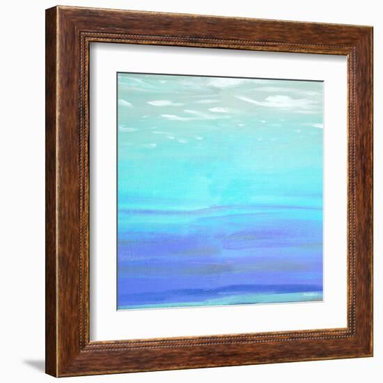 Aquatic Abstract-Dan Meneely-Framed Art Print