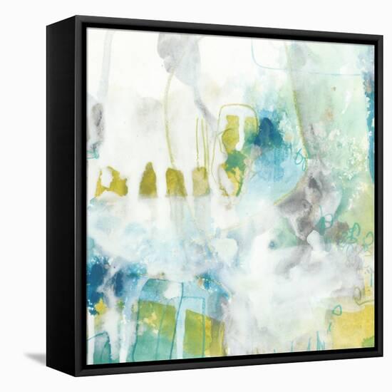 Aquatic Atmosphere IV-June Vess-Framed Stretched Canvas