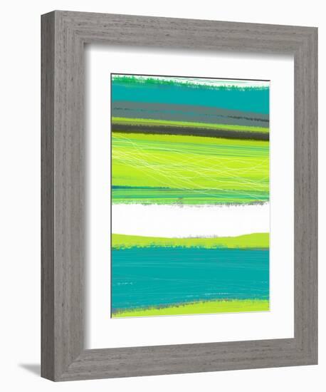 Aquatic Breeze 1-NaxArt-Framed Art Print