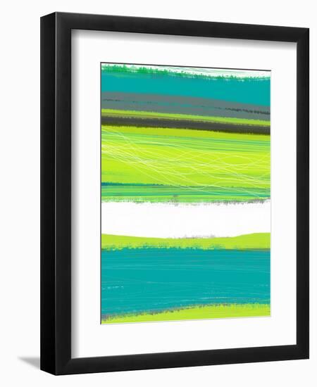 Aquatic Breeze 1-NaxArt-Framed Art Print