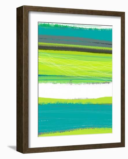 Aquatic Breeze 1-NaxArt-Framed Art Print