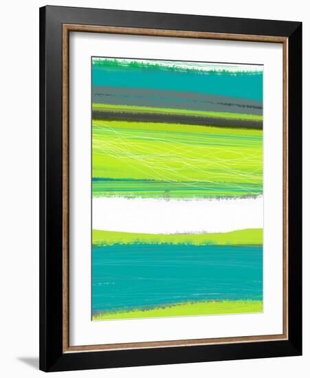 Aquatic Breeze 1-NaxArt-Framed Art Print