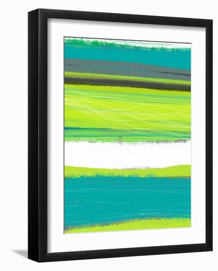 Aquatic Breeze 1-NaxArt-Framed Art Print
