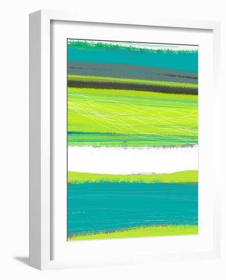 Aquatic Breeze 1-NaxArt-Framed Art Print