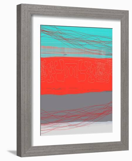 Aquatic Breeze 3-NaxArt-Framed Art Print