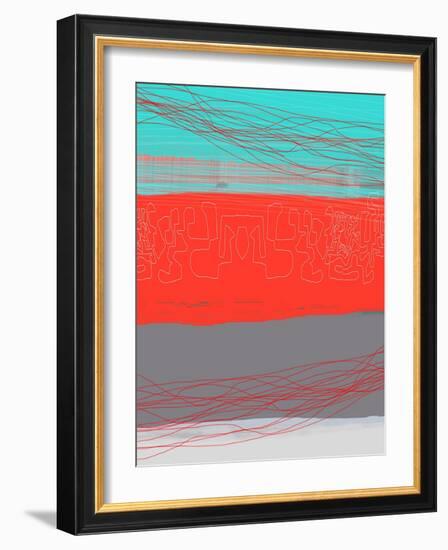 Aquatic Breeze 3-NaxArt-Framed Art Print