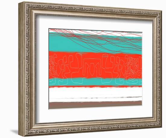 Aquatic Breeze 6-NaxArt-Framed Art Print