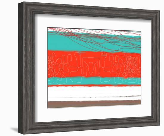 Aquatic Breeze 6-NaxArt-Framed Art Print