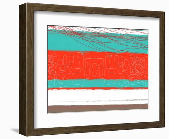 Aquatic Breeze 6-NaxArt-Framed Art Print