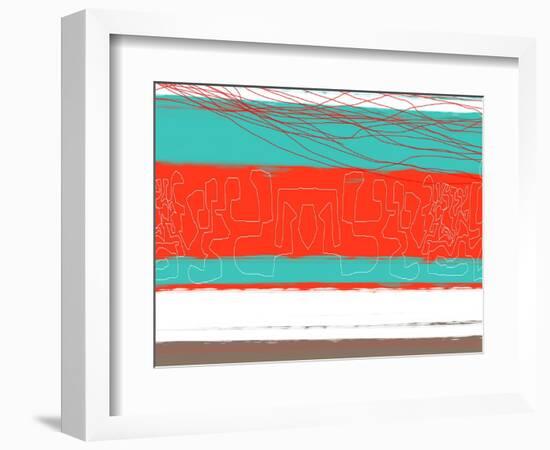 Aquatic Breeze 6-NaxArt-Framed Art Print