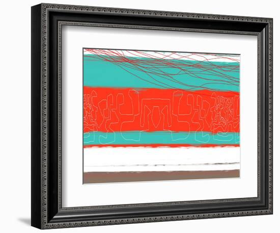 Aquatic Breeze 6-NaxArt-Framed Art Print