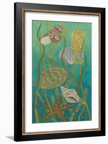 Aquatic Life II-Chariklia Zarris-Framed Art Print