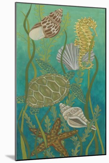 Aquatic Life II-Chariklia Zarris-Mounted Art Print