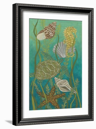 Aquatic Life II-Chariklia Zarris-Framed Art Print