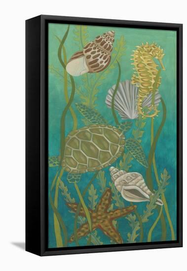 Aquatic Life II-Chariklia Zarris-Framed Stretched Canvas