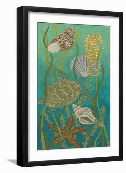 Aquatic Life II-Chariklia Zarris-Framed Premium Giclee Print