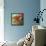 Aquatic Poppies I-Jennifer Goldberger-Framed Stretched Canvas displayed on a wall
