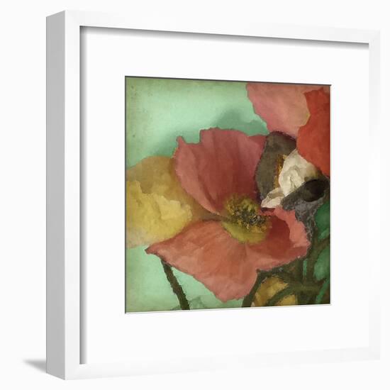 Aquatic Poppies I-Jennifer Goldberger-Framed Art Print