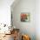 Aquatic Poppies II-Jennifer Goldberger-Framed Stretched Canvas displayed on a wall